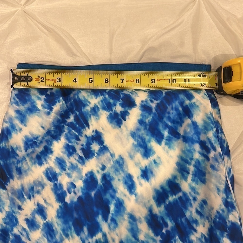 NWOT CAMI TIE DYE SILK SKIRT SIZE XXS - Picture 8 of 8
